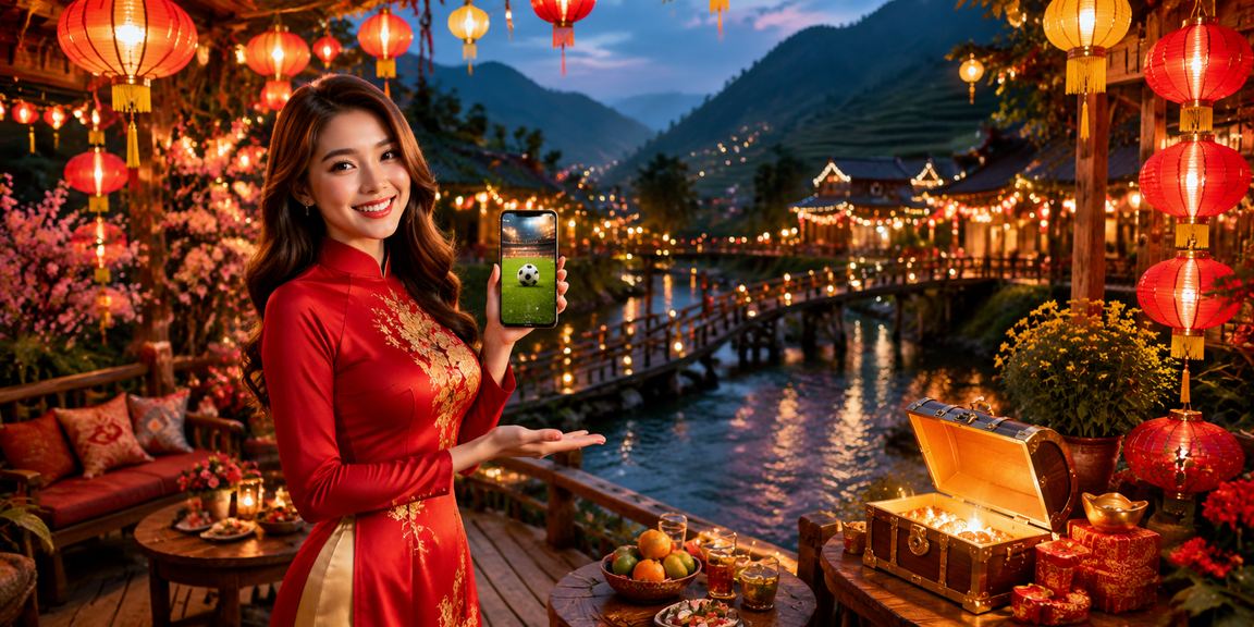 Người hâm mộ bóng đá cá cược tại chợ đêm Sapa về đêm